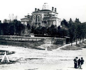 Back of the Hay House in the late 1800s