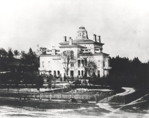 Back of the Hay House in the late 1800s